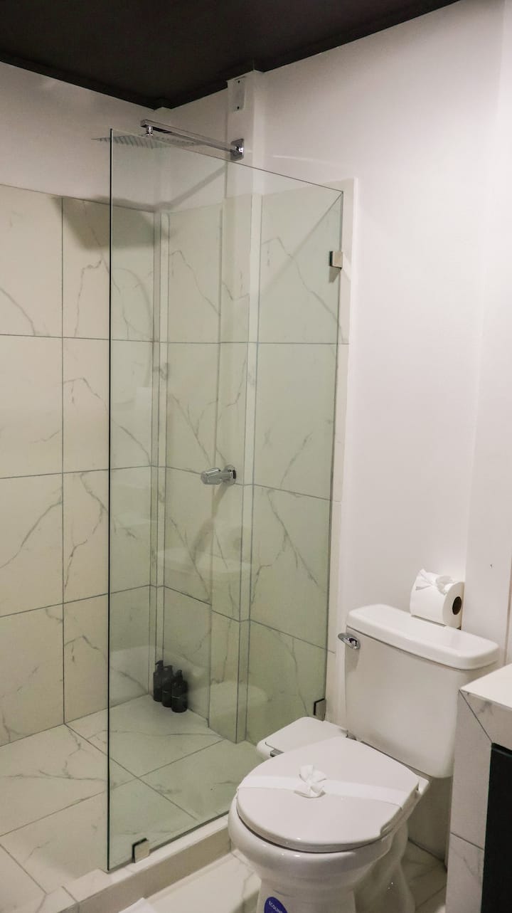 Seahorse Room - bathroom and fresh towels