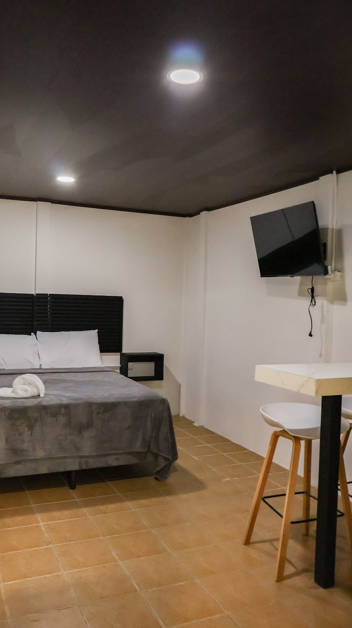 Starfish Room - cozy interior with private bathroom